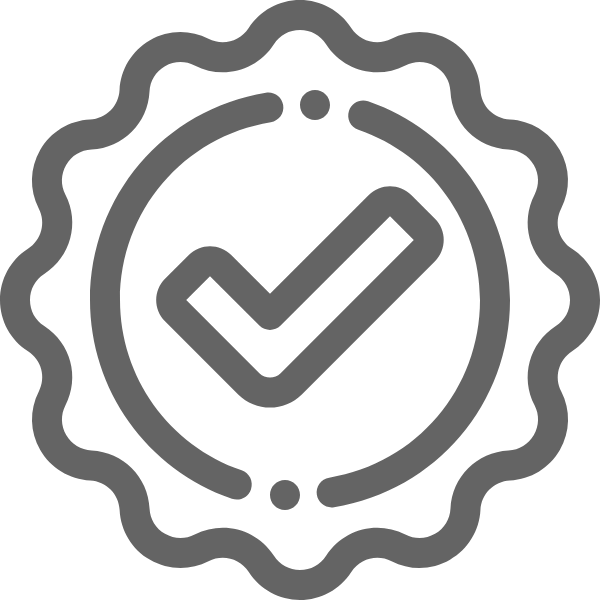 gear with checkmark icon