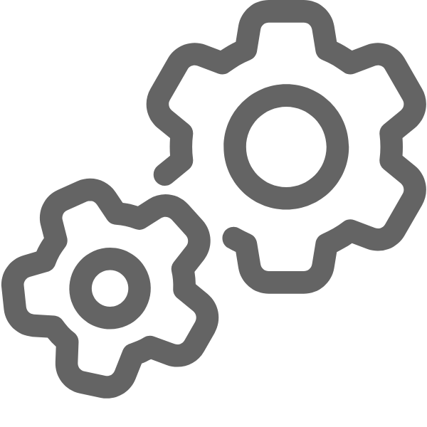 interlocking gear icon