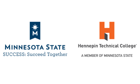 Minnesota State Success Succeed Together Logo and Hennepin Technical College A member o Minnesota State logos